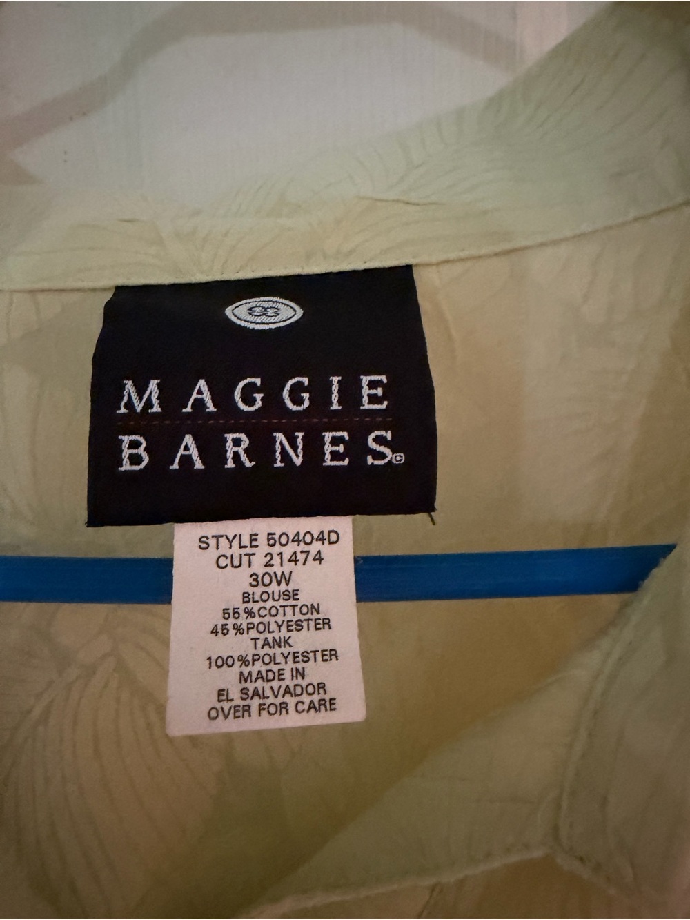 Maggie Barnes Button-Front Shirt - Picture 2 of 2